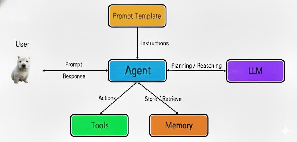 Agent 的模型、工具、记忆与提示词关系