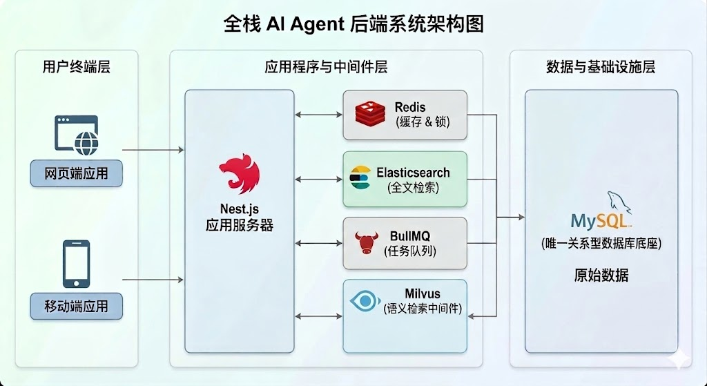 业务服务与数据组件的分工示意